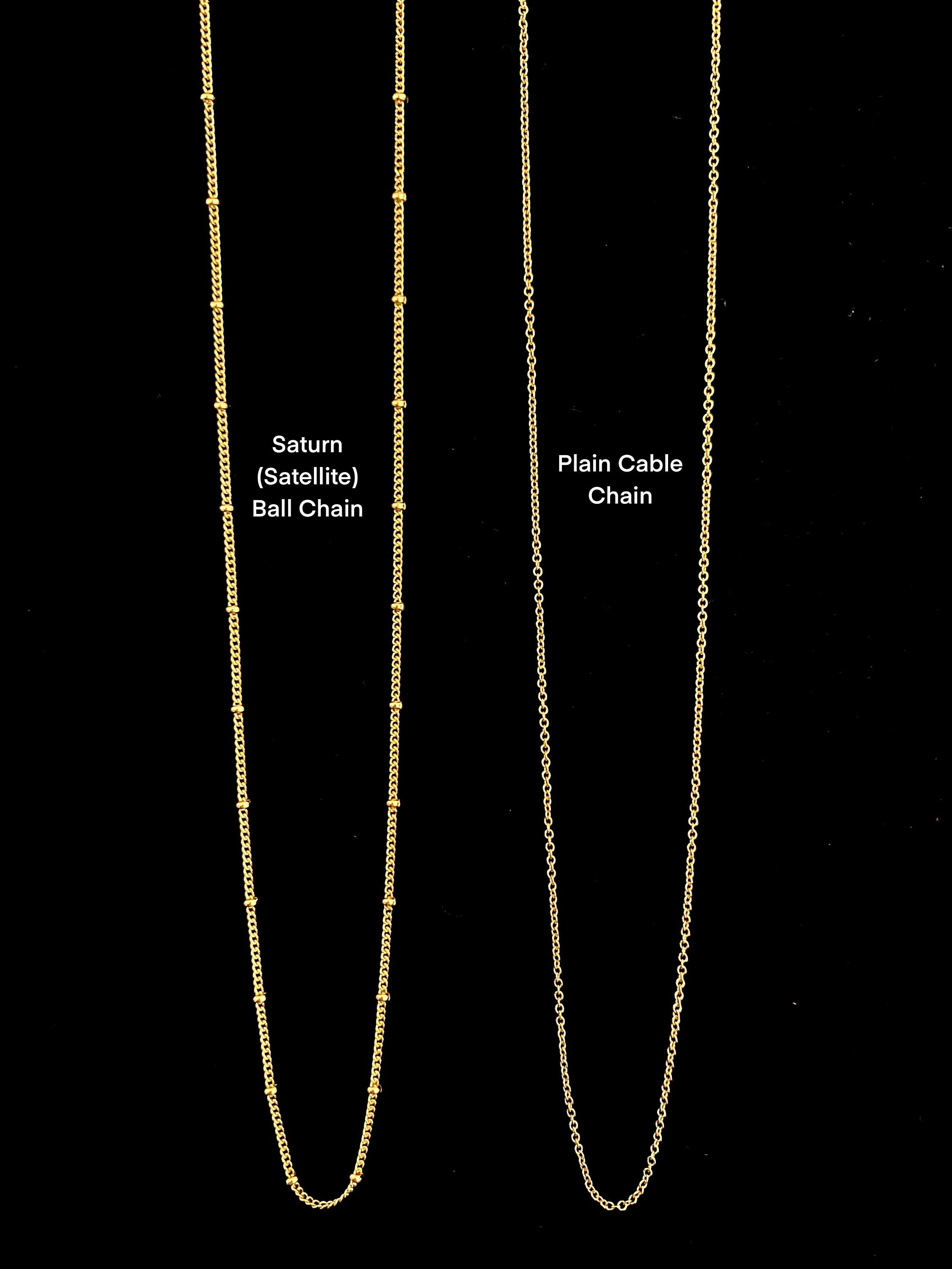14K Gold Filled Sparkling Heart Charm Necklace Cubic Zirconia Studded