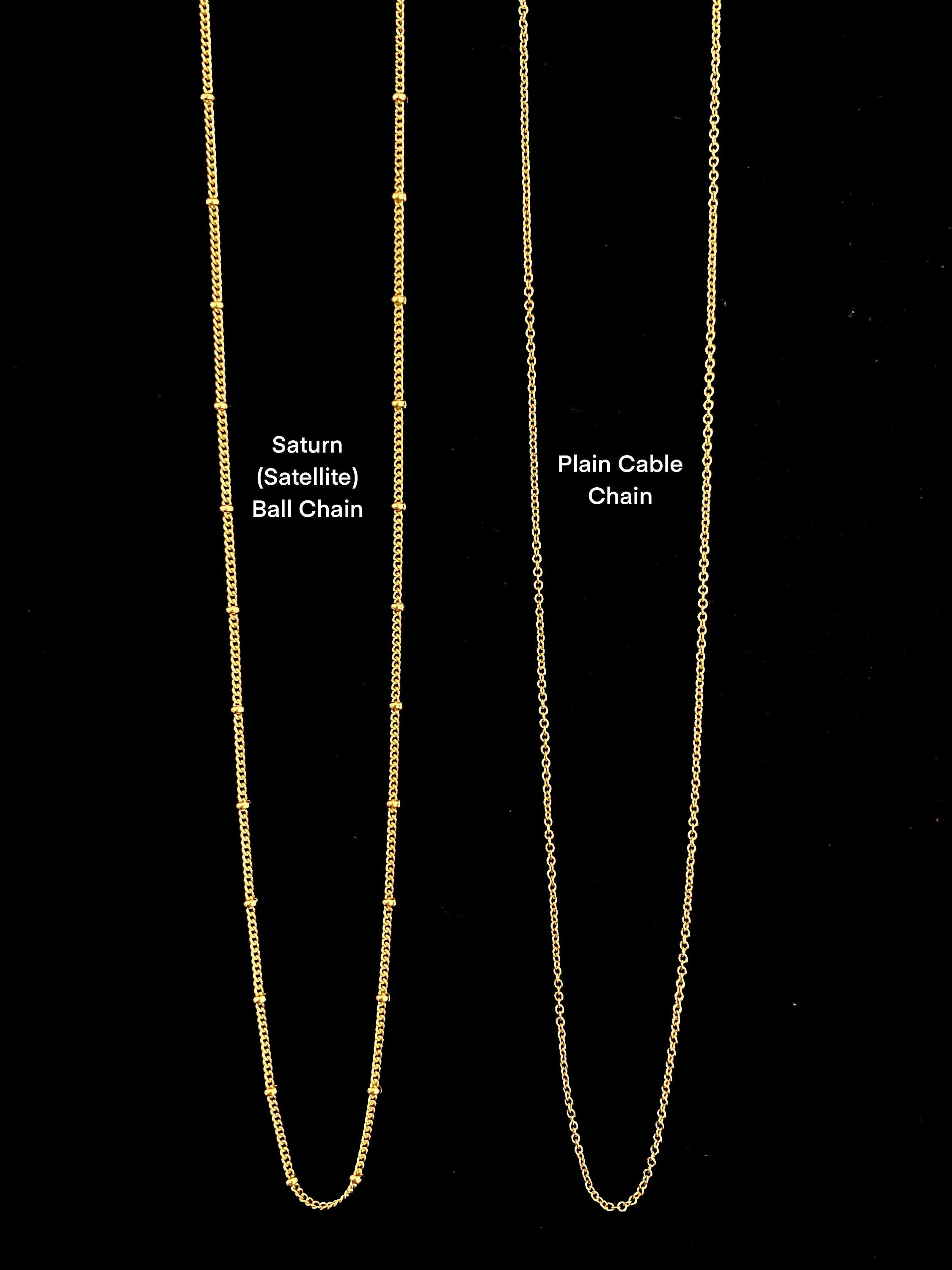 Mermaid Tail Charm Necklace on 14K Gold Filled Chain